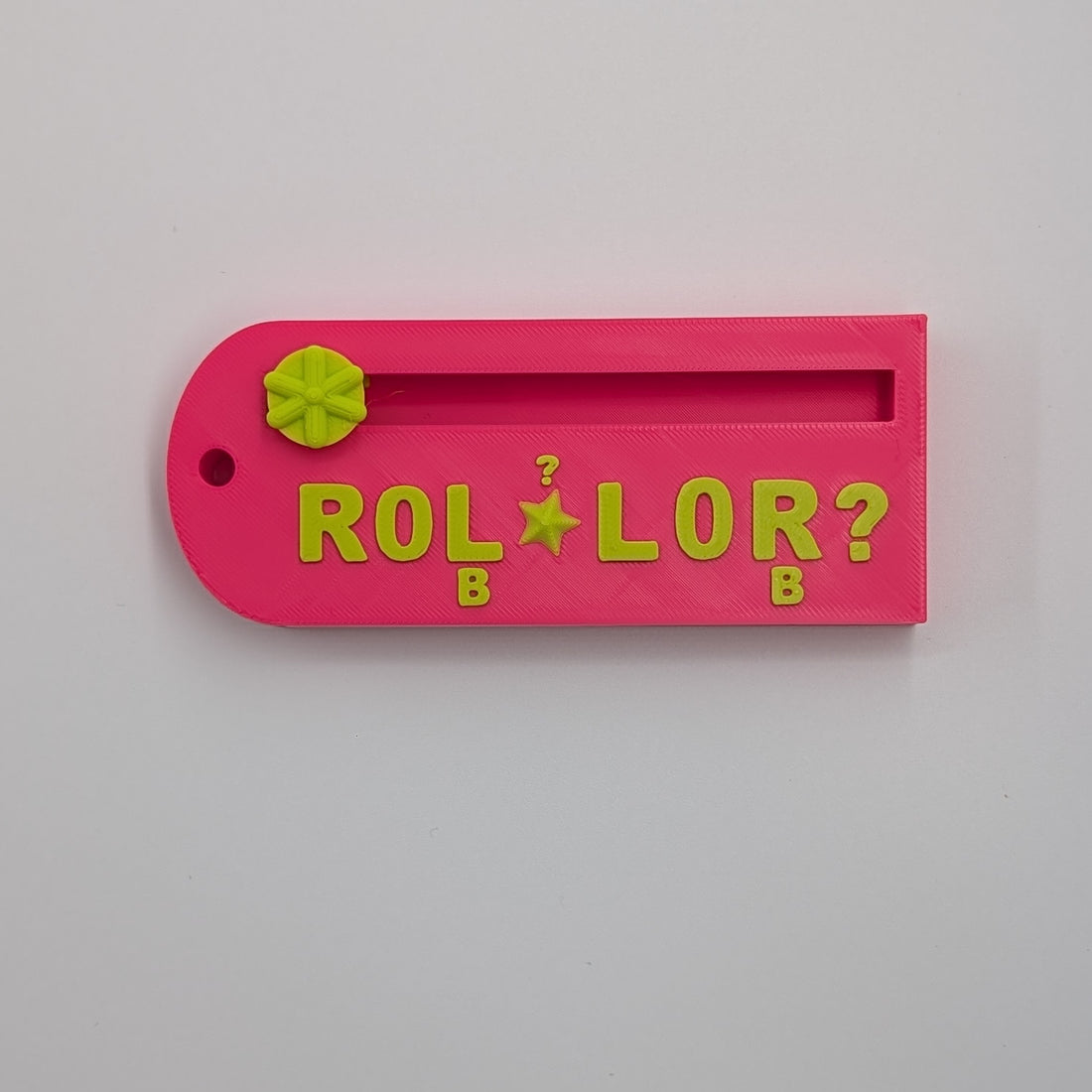The ROLLOR™: A Mahjong Charleston Tracker (Hot Pink and Bright Green)