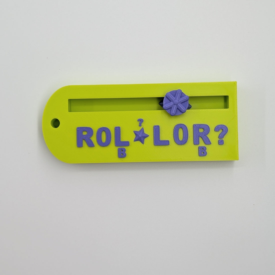 The ROLLOR™: A Mahjong Charleston Tracker (Bright Green and Purple)