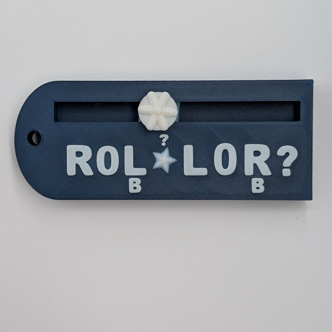 The ROLLOR™: A Mahjong Charleston Tracker (Navy and White)