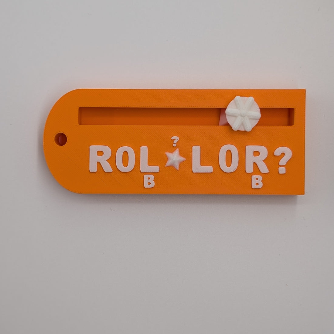 The ROLLOR™: A Mahjong Charleston Tracker (Orange and White)