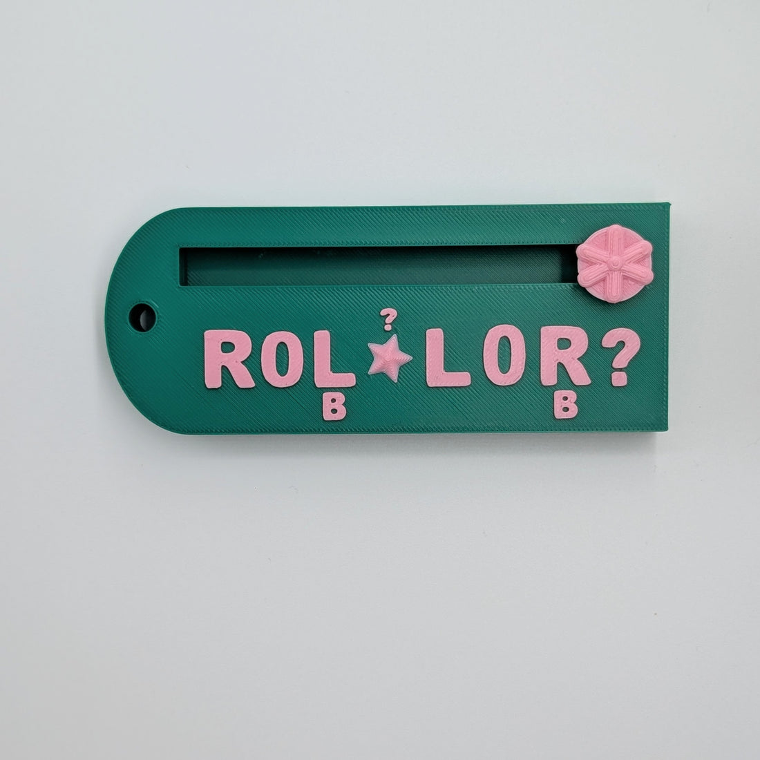 The ROLLOR™: A Mahjong Charleston Tracker (Mistletoe and Pink)
