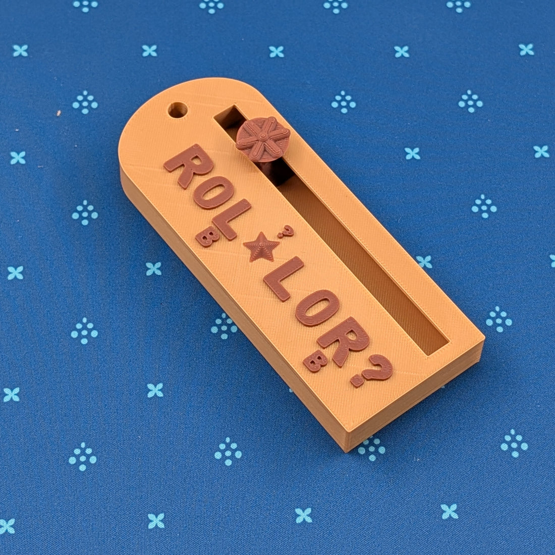 The ROLLOR™: A Mahjong Charleston Tracker (Gold and Brown)