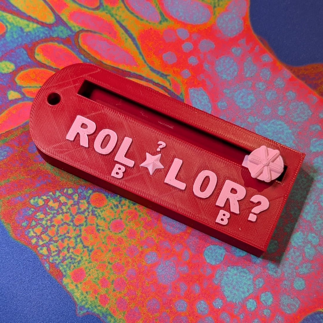 The ROLLOR™: A Mahjong Charleston Tracker (Red and Pink)