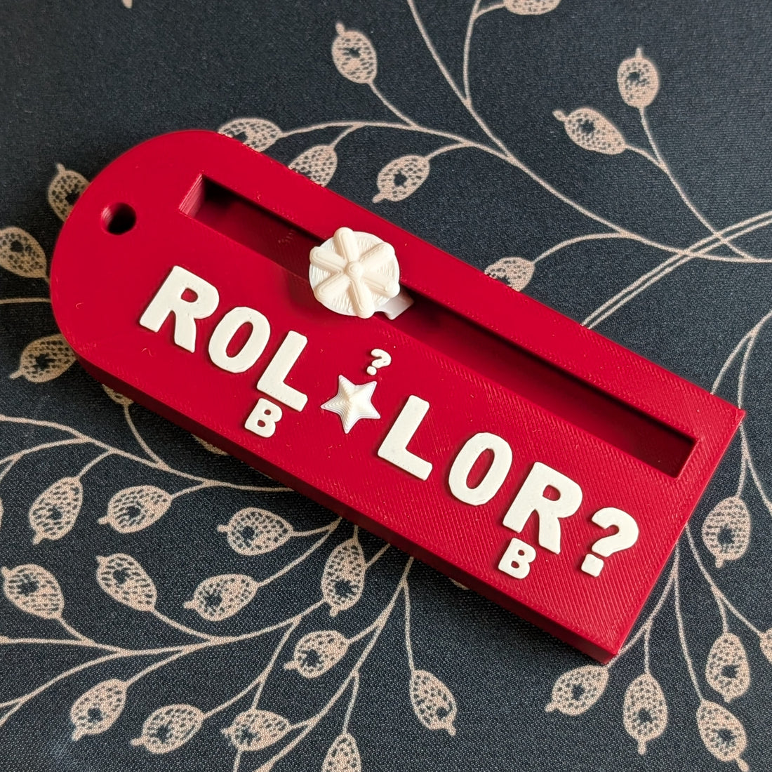 The ROLLOR™: A Mahjong Charleston Tracker (Red and Porcelain)