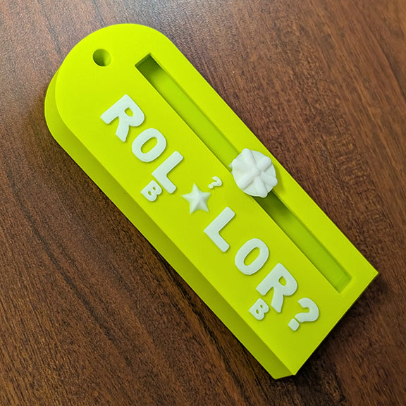 The ROLLOR™: A Mahjong Charleston Tracker (Bright Green and White)