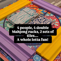 Double Mahjong Racks - 19"