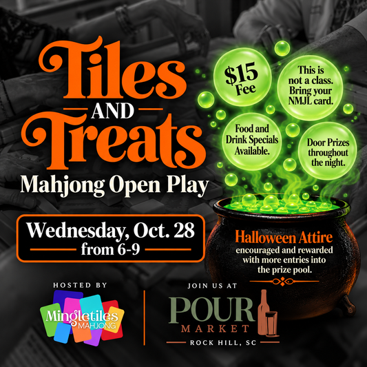 Wednesday, Oct. 28 Mahjong Open Play at The Pour Market 6-9pm