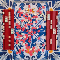 Double Mahjong Racks - 19"