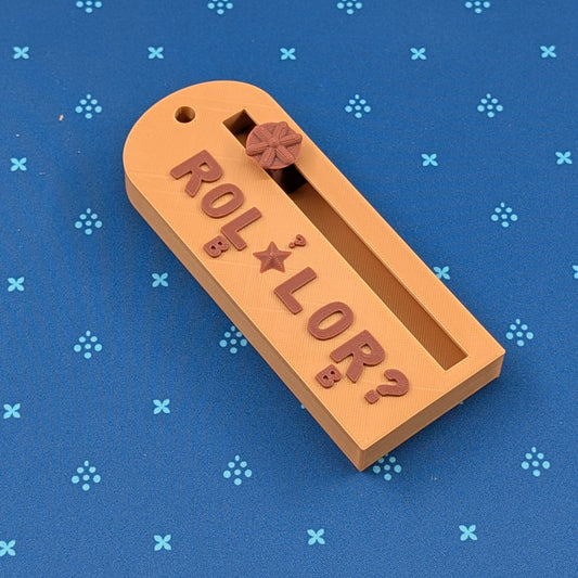The ROLLOR™: A Mahjong Charleston Tracker (Gold and Brown)