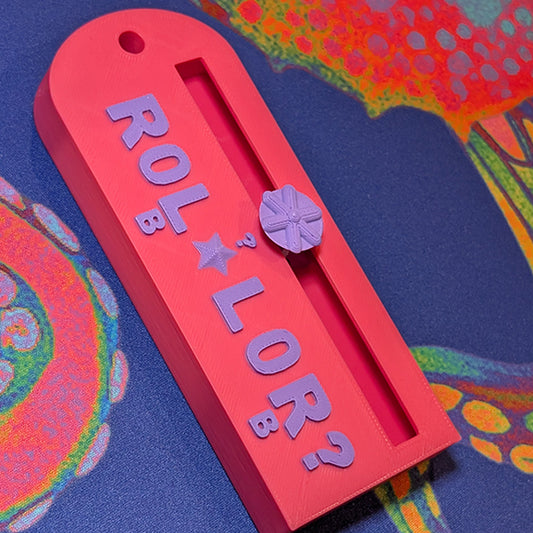 The ROLLOR™: A Mahjong Charleston Tracker (Hot Pink and Lilac)