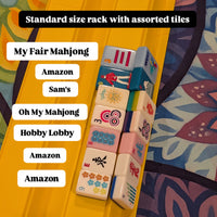Double Mahjong Racks - 19"