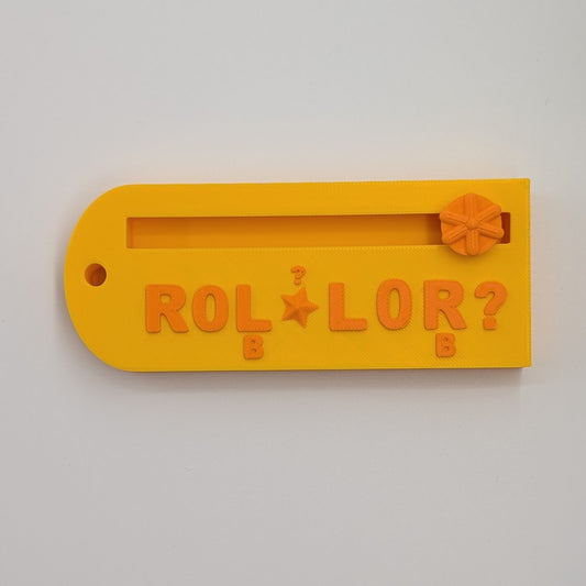 The ROLLOR™: A Mahjong Charleston Tracker (Yellow and Orange)
